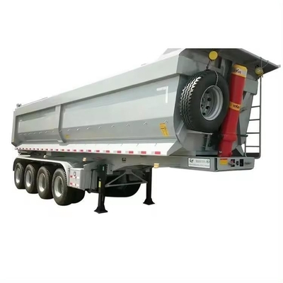 80 τόνων 4 άξονες U-σχήμα ρυμουλκούμενοι 45cbm Tipper Semi-Retrailer για συσσωρευτές