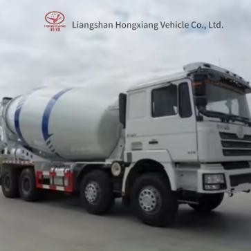 300-400hp 4 άξονα Hino700 Μικρατήρα σκυροδέματος με σχεδιασμό βαρύ φορτηγό