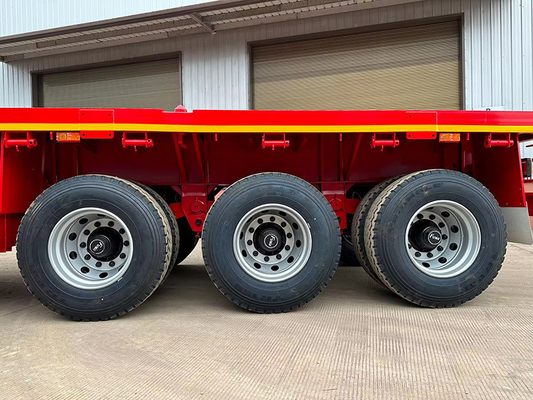 Προσαρμοσμένο σχεδιασμό Semi Trailers με Cross Arm Type Suspension 40FT 60FT 80FT 100FT χαμηλό κρεβάτι