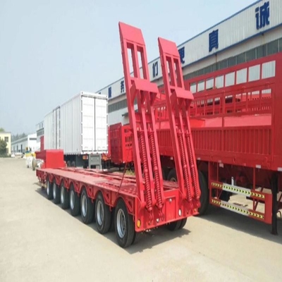 2024 40 FT 3 Άξονας Tri Axle Flat Bed Flatbed Container Semi Trailer με προσαρμογή