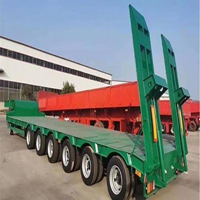 2024 40 FT 3 Άξονας Tri Axle Flat Bed Flatbed Container Semi Trailer με προσαρμογή