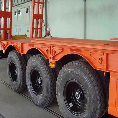 2240mm Περπατητήριος βαρύς φόρτος χαμηλόκρεμασμένο ημιτερόπτερο 3 άξονας 4 άξονες 18 μέτρα 40ft 40ton 60ton