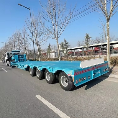 12r22.5 Ελαστικά Τροχαία ρυμουλκούμενα Σκελετό χαμηλό κρεβάτι απορρίμματα ημιρυμουλκούμενα για βαρύ εξοπλισμό