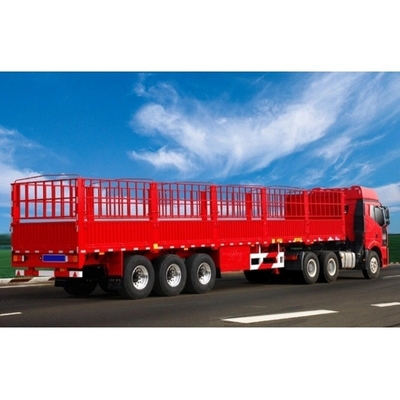 40ft 3 άξονες 60tons Drop Side Wall Fence Semi-Trailer Horse Trailer Fences Semi-Trailer
