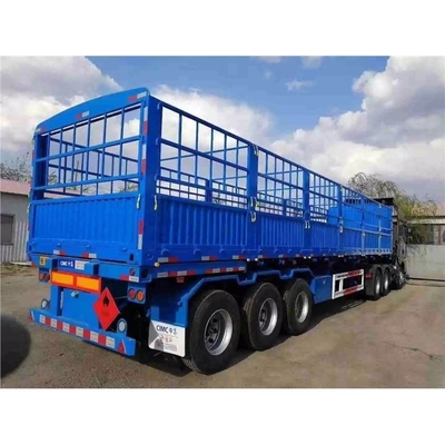 40ft 3 άξονες 60tons Drop Side Wall Fence Semi-Trailer Horse Trailer Fences Semi-Trailer