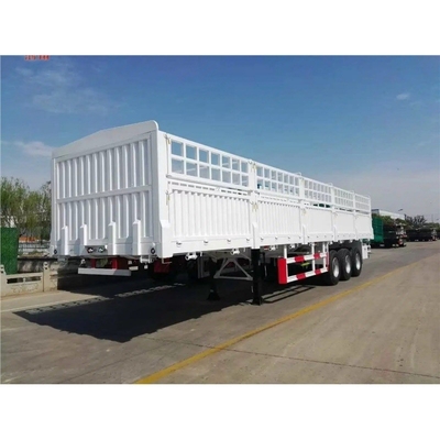 40ft 3 άξονες 60tons Drop Side Wall Fence Semi-Trailer Horse Trailer Fences Semi-Trailer