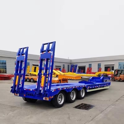 40FT Trailer Heavy Duty Lowboy Low Bed Semi-Trailer με 3 έτη υπηρεσία μετά την πώληση