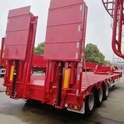 40FT Trailer Heavy Duty Lowboy Low Bed Semi-Trailer με 3 έτη υπηρεσία μετά την πώληση