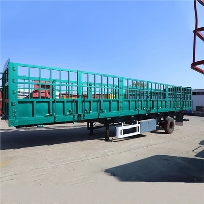 Τελεφερίκι τύπου 3 Άξονας 40FT 12m 12,5m 40ton 50ton Κτηνοτροφικό φράχτη φορτίο