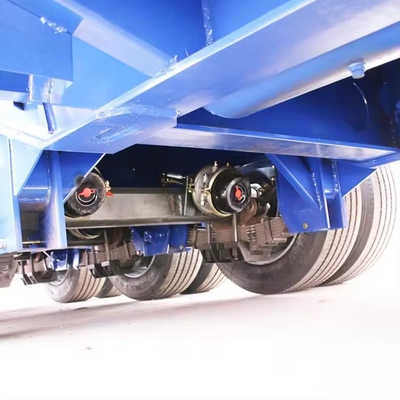 Mac Pherson Τύπος 3 Άξονες 20FT 40FT Flatbed Semi Container Truck Trailer Πώληση 2024
