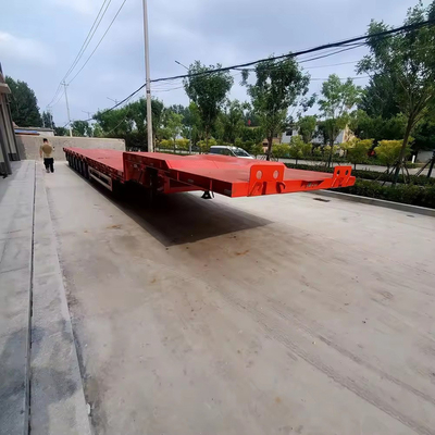 Σκελετικό χαμηλό κρεβάτι φορτιστή Semi-S 40FT 20FT φορτηγά εμπορευματοκιβώτιο μεταγωγικό ρυμουλκούμενο για ανθεκτικό