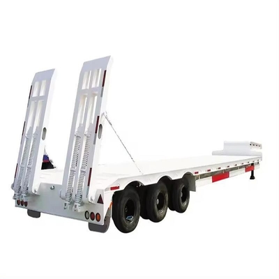 1820mm Tread Lowboy 100 Ton 4/6 Άξονες Lowbed Low Boy Semi Trailer για προσαρμογή