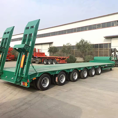 80 τόνων 20ft 40ft 45ft Flatbed Semi Trailer με 3 χρόνια υπηρεσία μετά την πώληση και 12r22.5 ελαστικά