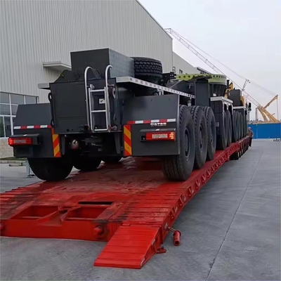4/3 Άξονα Flatbed Truck Trailer με Mac Pherson τύπου ανάρτησης και εξατομικευμένο στρώμα χάλυβα