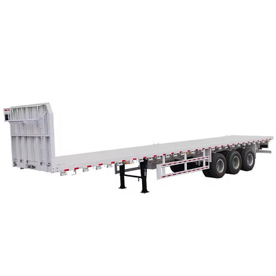 Μακρύ χερούλι 80t Lowbed Lowboy Loader με 2.3 άξονες και 1 έτος υπηρεσία μετά την πώληση