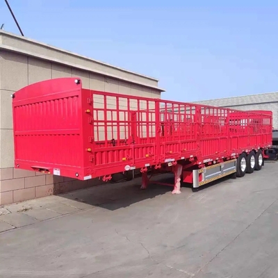 Υπηρεσία μετά την πώληση 1 έτος Hot 3 Axle Barn Semi Trailer Fence Trailer Custom Length