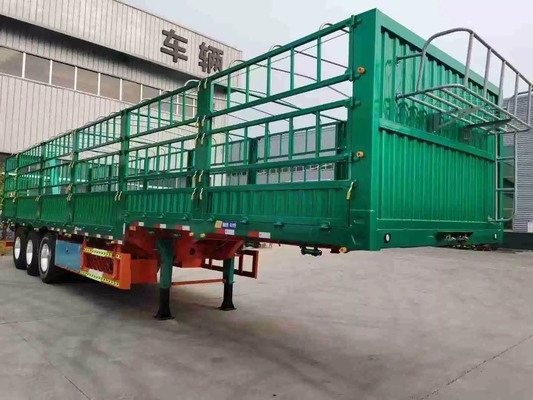 Υπηρεσία μετά την πώληση 1 έτος Hot 3 Axle Barn Semi Trailer Fence Trailer Custom Length