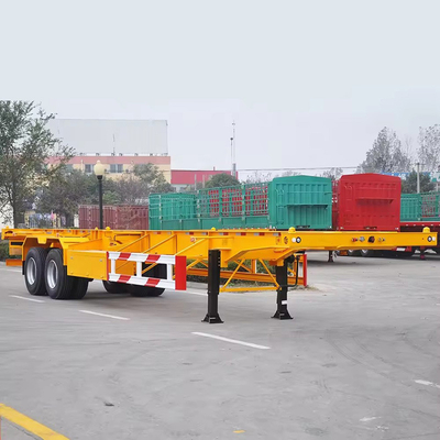 2240mm Τροχιά βαρύ φορτίο ρυμουλκούμενο 4 άξονα πίσω ρυμουλκούμενο ημι-ρυμουλκούμενο υδραυλικός πτερύγας
