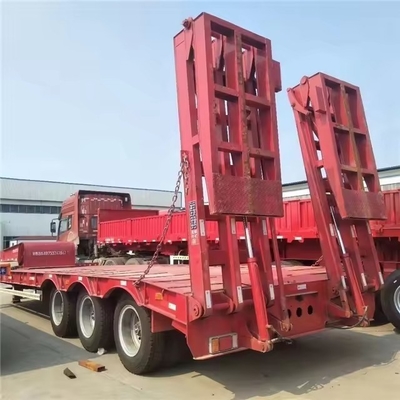 13 τόνων οξυγόνο Lowboy Semi Trailers με Dolly 3 4 5 οξυγόνο 80 τόνων οξυγόνο Semi Truck Trailer από χάλυβα