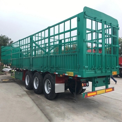40FT Semi Trailer Κεραμίδας πλευράς για ελαφρύ φορτίο βαθμό flatbed κοντέινερ προσαρμογή