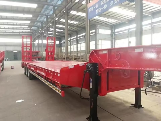 80 τόνων 4 άξονας Semi-Truck Trailer Semi-Trailer με εξατομικευμένη προσαρμογή