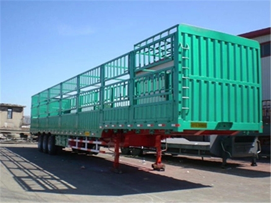 40FT 3 άξονες Flatbed φορτηγό φράχτη Semi trailer με 8.12.16 Αριθμός ελαστικού και τύπος φορτηγού