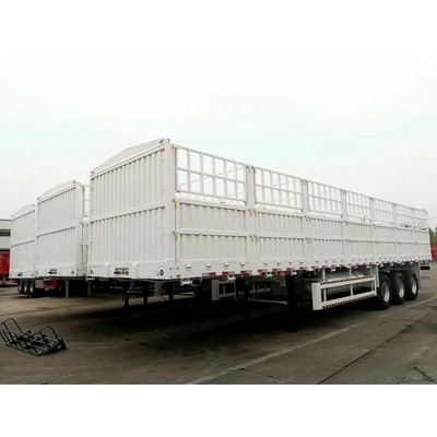 Υποστήριξη 5,8 τόνων 3-άξονα Grid Format Semi Trailers με Fence Board Trailers Προσαρμόσιμες