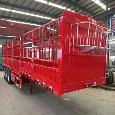 Υποστήριξη 5,8 τόνων 3-άξονα Grid Format Semi Trailers με Fence Board Trailers Προσαρμόσιμες