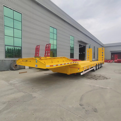 13t Axle Shengrun του Καζακστάν 3 4 άξονες χαμηλόκρεμα Semi Trailer Συμβουλευτείτε την Υπηρεσία Πελατών