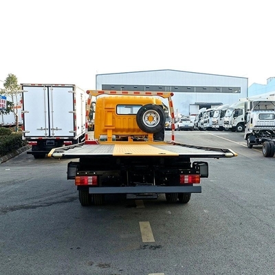 3 τόνων ελαφρύ φορτίο I-Suzu Kv100 4X2 Slide Flat Bed Recovery Tow Truck για το Κιργιζιστάν