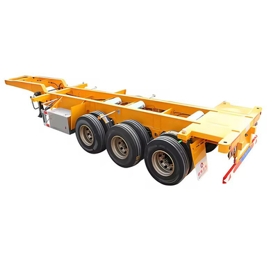 6 άξονες 15m 60ft επίπεδα χαμηλό κρεβάτι Lowboy Semi Trailers με 13t Άξονας για παράδοση