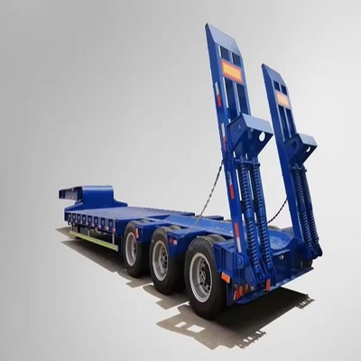 Τρέιλερ Lowboy με σύστημα ανάρτησης ρυμουλκούμενου βραχίονα Heavy Duty Lowbed Lowbed Semi-Trailer