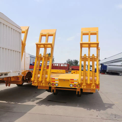 Τρέιλερ Lowboy με σύστημα ανάρτησης ρυμουλκούμενου βραχίονα Heavy Duty Lowbed Lowbed Semi-Trailer