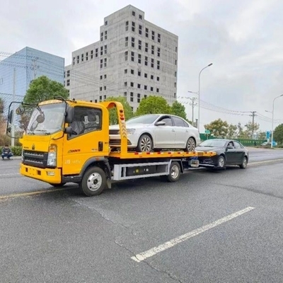 3-6 τόνων Τροχαία ανάκτησης με επίπεδη κρεβάτια Τροχαία ρυμουλκούμενοι Τροχαία καταστροφής 5995*2300*2400 με προσαρμογή