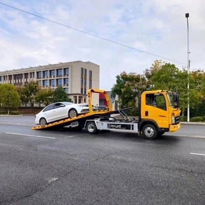 Ιαπωνία I-Suzu Wrecker ρυμουλκούμενο φορτηγό τηλεχειριστήριο υδραυλικό Roll Back Flatbed 4X2 6 τροχούς