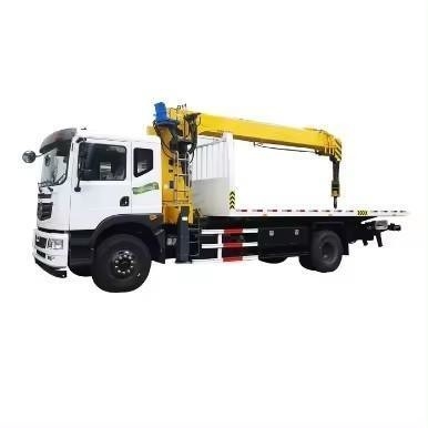 Qing Ling 4*2 Low Angle Full Land Flatbed Tow Truck Wrecker για τεχνική υποστήριξη σε απευθείας σύνδεση