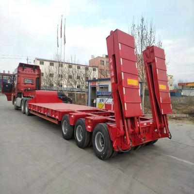 Κατώτατο φορτηγό 20ft επίπεδο κρεβάτι 40 FT 40 πόδια 40ft κοντέινερ επίπεδο τροχόσπιτο 28t προσγείωση πόδι
