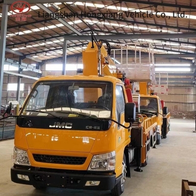 Δραστηριώδης πλατφόρμα υψηλού υψόμετρου Dongfeng 16m Aerial Truck Crane Truck με κινητήρα Weichai