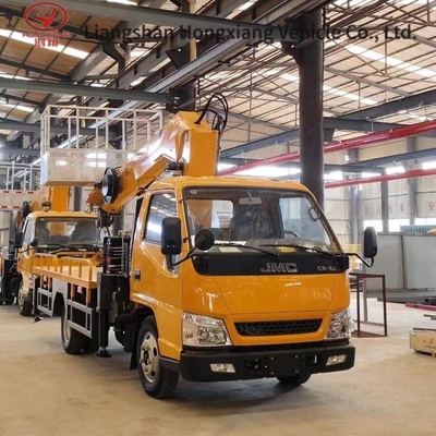 Δραστηριώδης πλατφόρμα υψηλού υψόμετρου Dongfeng 16m Aerial Truck Crane Truck με κινητήρα Weichai