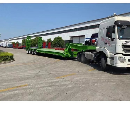 50 τόνων Green Loader Truck Trailer 3 4-Axis Προσαρμογή 1 έτος Υπηρεσία μετά την πώληση