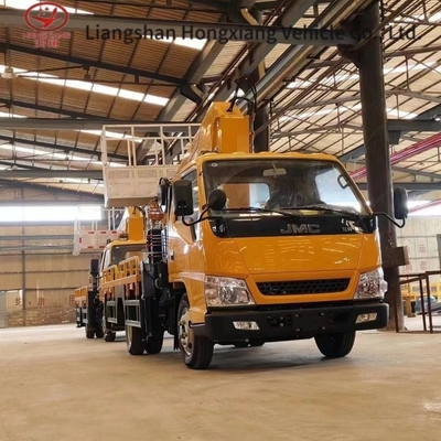 Δραστηριώδης πλατφόρμα υψηλού υψόμετρου Dongfeng 16m Aerial Truck Crane Truck με κινητήρα Weichai
