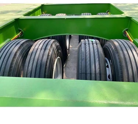 50 τόνων Green Loader Truck Trailer 3 4-Axis Προσαρμογή 1 έτος Υπηρεσία μετά την πώληση