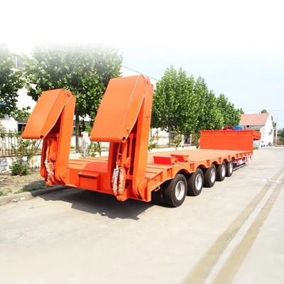 Ελαφρύς κλάσης Shandong χαμηλού επίπεδου ρυμουλκούμενο για βαριά μηχανήματα σε προσαρμοσμένο χρώμα