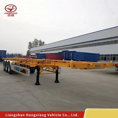 20FT 45FT Σκελετικό Semi 40FT Σκελετικό Κωνσταντινοφόρο Υποστρώμα ρυμουλκούμενο με πολυσύνδεσμο
