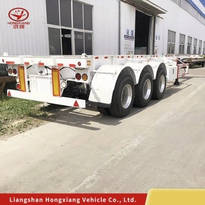 20FT 45FT Σκελετικό Semi 40FT Σκελετικό Κωνσταντινοφόρο Υποστρώμα ρυμουλκούμενο με πολυσύνδεσμο