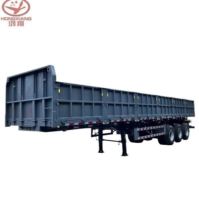 1820 mm Tread Van τύπου 3 Tri Axle Bulk Cargo 30t 50t Side Wall Fence Cargo Truck Trailers Εφοδιαστικό φορτηγό