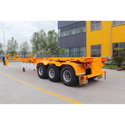 20-45FT Skeleton Container Semi-Trailer με γνωστούς άξονες και υψηλή χωρητικότητα φορτίου
