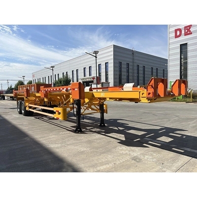 20-45FT Skeleton Container Semi-Trailer με γνωστούς άξονες και υψηλή χωρητικότητα φορτίου