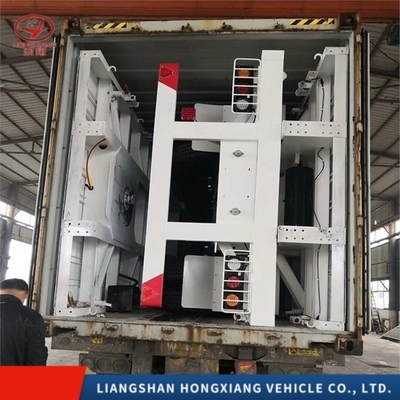 2/3 Άξονας 20/40 FT Flatbed Trailer Προσαρμοσμένο χρώμα Σκελετό Τάξι Πλάτος Ημι-Κατασκευή