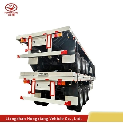 20FT 40FT 40 Foot Skeleton Container Semi Truck Trailer με σύστημα πέδησης διπλής γραμμής